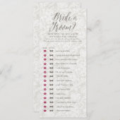 Bride or Groom - Bridal Shower Game Cards (Front/Back)