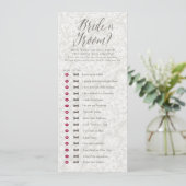 Bride or Groom - Bridal Shower Game Cards (Standing Front)