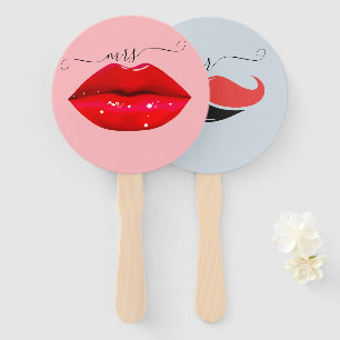 Bride or Groom Mr Mrs Wedding Game Hand Fan