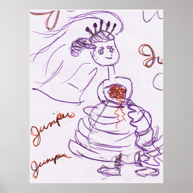 Bride Original Sketch Poster (Front)