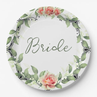 Bride  paper plates