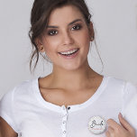 Bride Peach Floral Bachelorette Button<br><div class="desc">Beautiful and Romantic Bride Peach Floral Bachelorette button that you can customize easily.</div>
