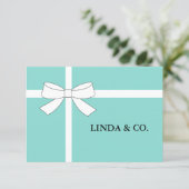 BRIDE Personalized Bridal Luncheon Shower Party Invitation (Standing Front)