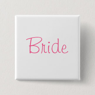 Bride Pinback Button