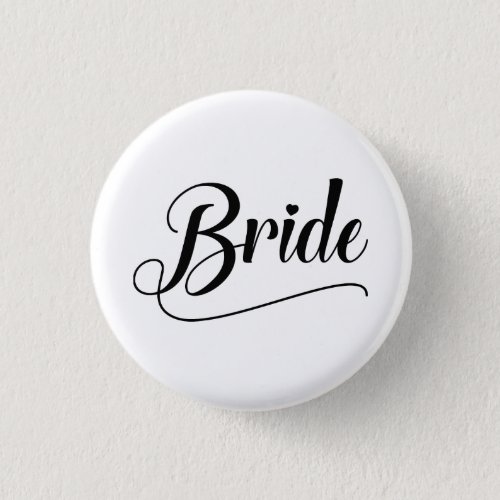 Bride Pinback Button