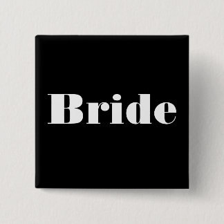 Bride Pinback Button