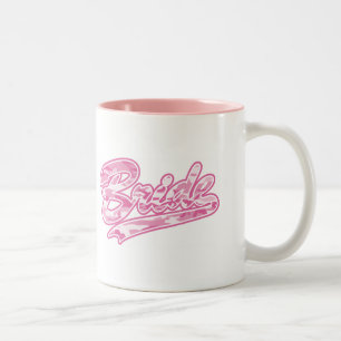 Bride Pink Camouflage Two-Tone Coffee Mug
