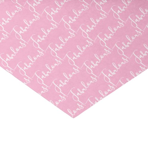 BRIDE Pink Fabulous Love Celebration Shower Party Tissue Paper