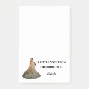 Bride Post-it Notes