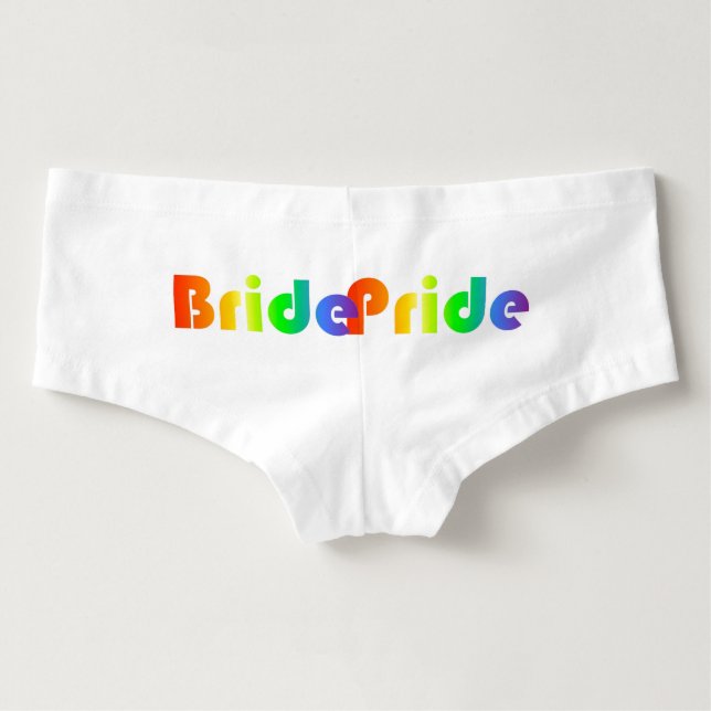 Bride Pride Ladies underwear (Back)