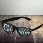 BRIDE Reception Shower Bridal Wedding Party Groom Retro Sunglasses