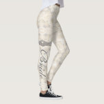 Bride roses leggings<br><div class="desc">These beautiful leggings are the perfect thing for the future bride to wear!!! They match wonderfully with the bridesmaid pink rose leggings!!!!</div>