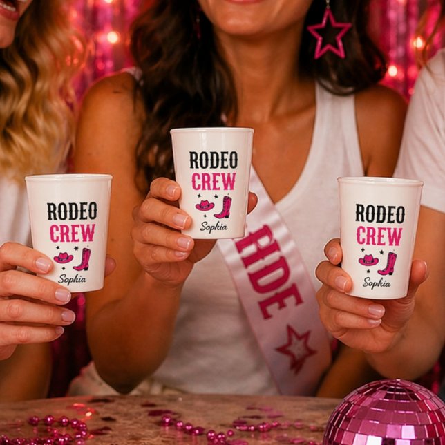 Bride’s Last Rodeo Bachelorette Party Matching Paper Cups (Creator Uploaded)