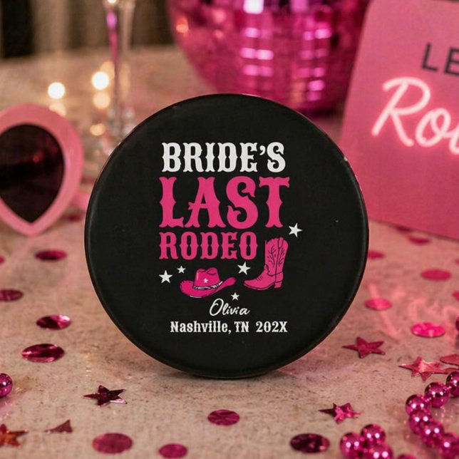 Bride’s Last Rodeo Western Bachelorette Party Button (Creator Uploaded)