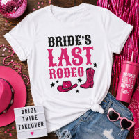 Bride’s Last Rodeo Western Bachelorette Party Pink
