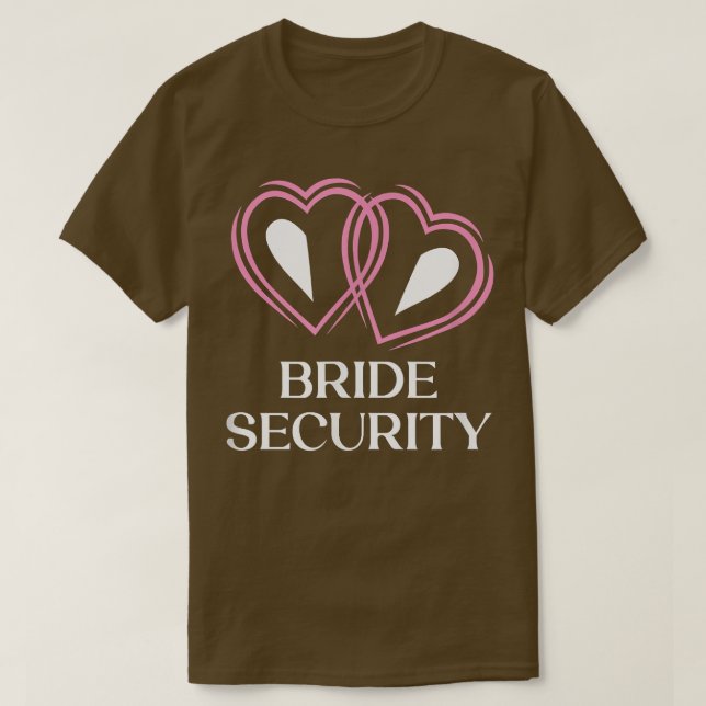 Bride Security Wedding Entourage Little Ring Bear  T-Shirt (Design Front)
