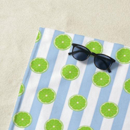 BRIDE Seersucker Limes  Fiesta Party Bridesmaid Beach Towel