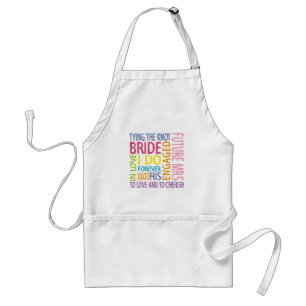 Bride Sentiments Adult Apron