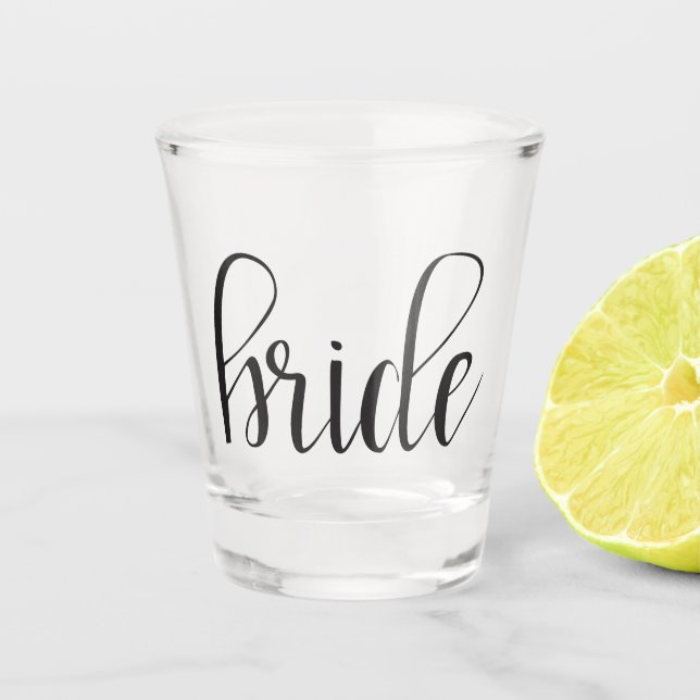 Bride Shot Glass | Bachelorette Party (Front)