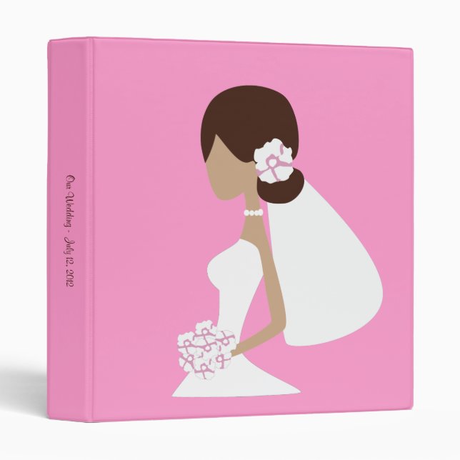 Bride Silhouette Binder (Front/Spine)