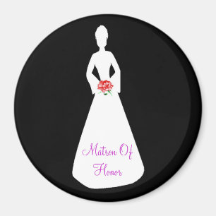 Bride Silhouette I Magnet