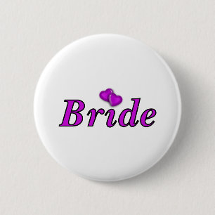 Bride Simply Love Pinback Button