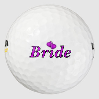 Bride Simply Love Wedding Golf Balls