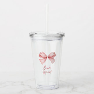 Bride Squad Acrylic Tumbler
