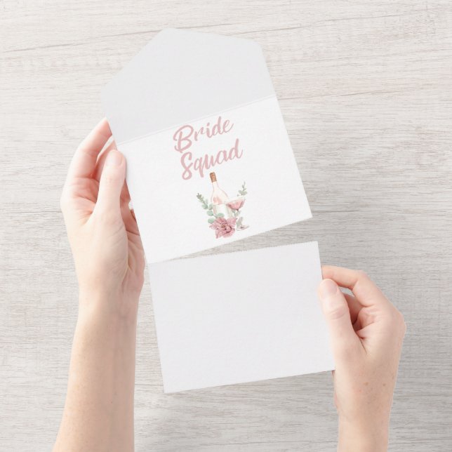 Bride Squad All In One Invitation (Tearaway)