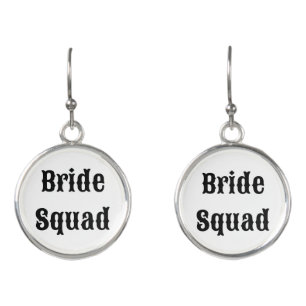 Bride Squad Bachelorette Party Earrings