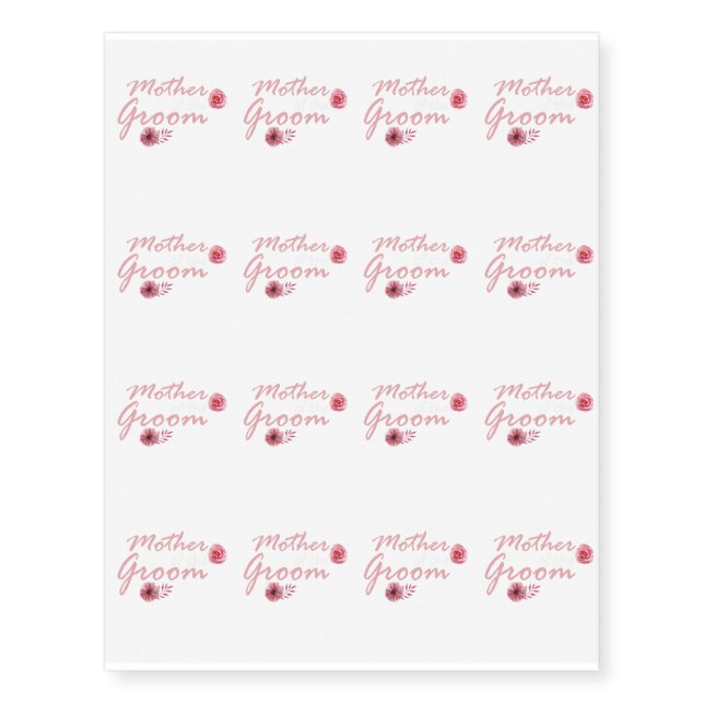Bride Squad Bachelorette Party Funny Gift wedding Temporary Tattoos (Front)