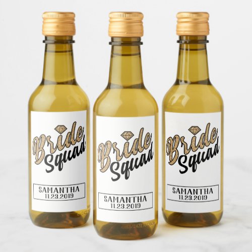 Bride Squad Beverage Label_ Wine Label