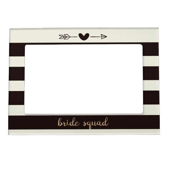 Bride Squad Bridal Shower Magnetic Frame (Front)