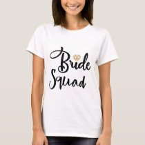 Bride Squad bridesmaids bridal party shirts