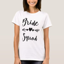 Bride Squad bridesmaids bridal party shirts