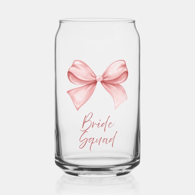 Bride Squad Can Glass (Front)