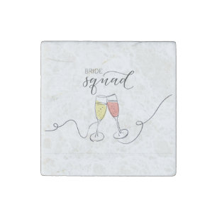 Bride Squad Champagne Toast magnet