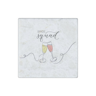 Bride Squad Champagne Toast magnet