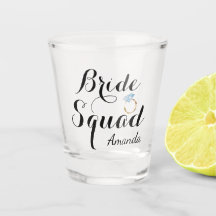 Bride Squad Custom Name Diamond Ring