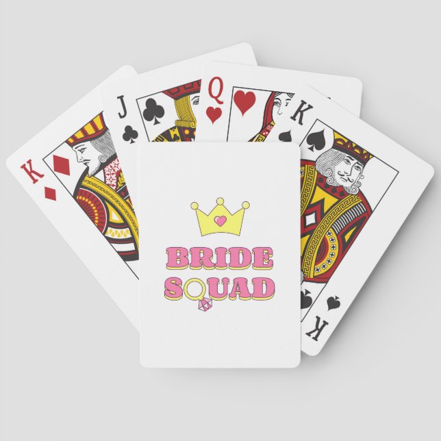 BRIDE SQUAD DECK OF CARDS (Back)