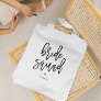 Bride Squad Editable Color Bridal Party Tote Bag