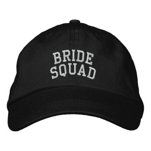 Bride Squad Embroidered Bachelorette Party Hat