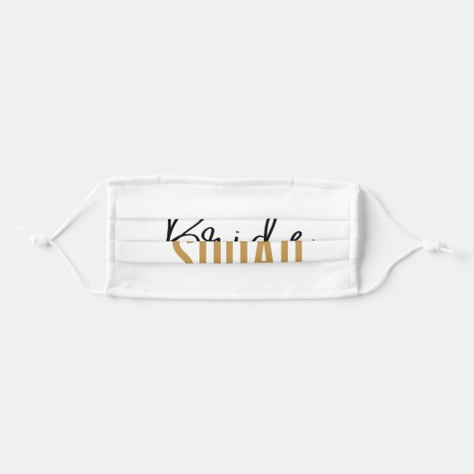 Bride Squad Face Mask (Front, Folded)