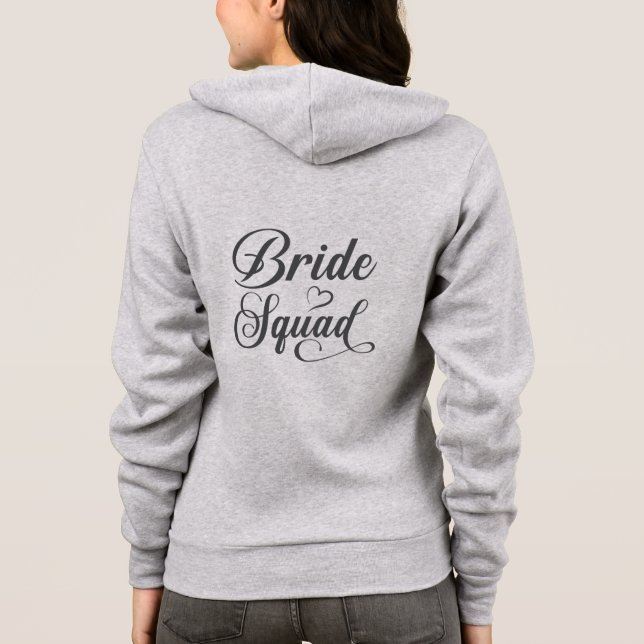Bride Squad Hoodie (Back)