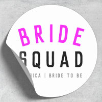 Bride Squad | Hot Pink Bachelorette Bridesmaid
