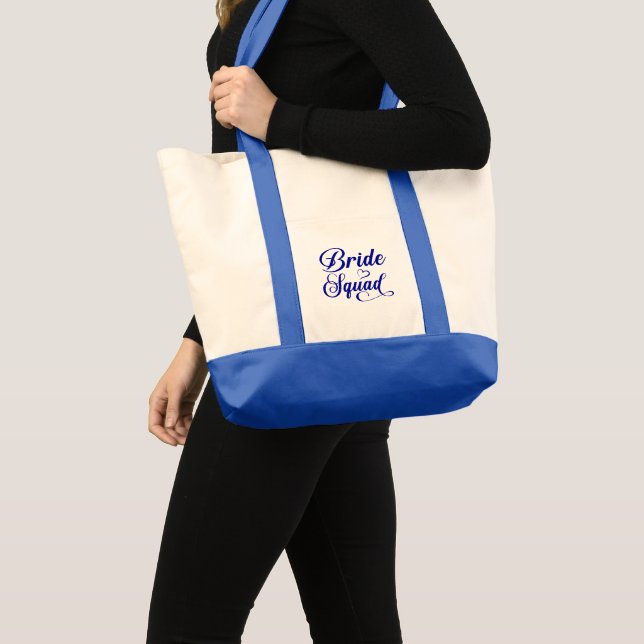 Bride Squad Jumbo Tote Bag (Front (Product))