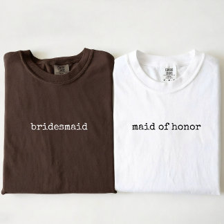 Bride Squad | Modern Minimalist Script Bridesmaid T-Shirt