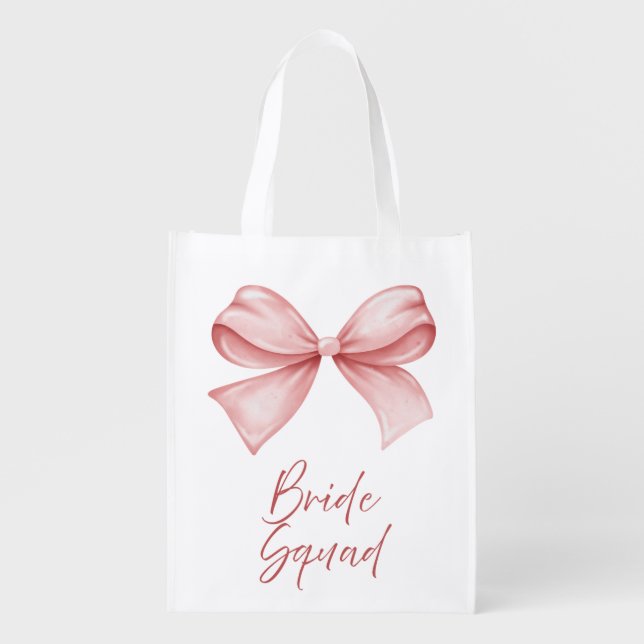 Bride Squad Reusable bag (Front)