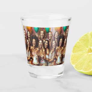 bride squad shot glass