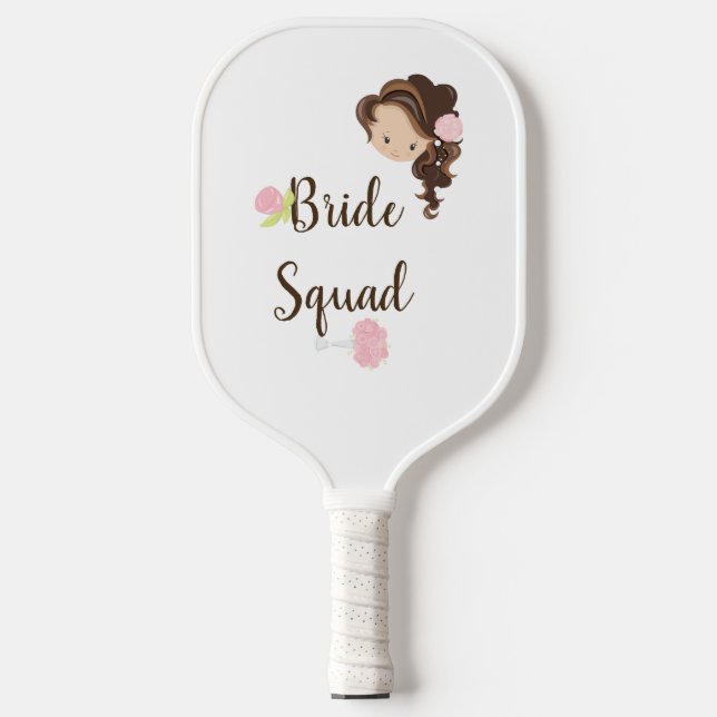 Bride Squad Sporty Pickleball Paddle (Front)